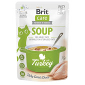Супа за котки Brit Care Cat Soup with Turkey фино пуешко месо в бульон, БЕЗ зърнени култури