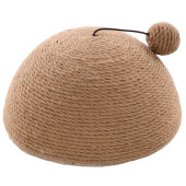 Сезалена драскалка Flamingo SCRATCHING TOY VEDA BEIGE-полукълбо