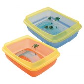 Пластмасов аквариум за костенурки TURTILE BOWL TORTUGAS 47х36х15,5см.