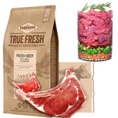 Ултра премиум суха храна Carnilove TRUE FRESH Beef for Adult МОНОПРОТЕИНсъс 60% истинско, прясно телешко месо, грах и тиква, БЕЗ ЗЪРНЕНИ КУЛТУРИ, подходяща за всички породи