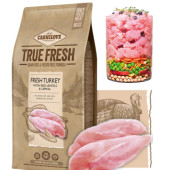 Ултра премиум суха храна Carnilove TRUE FRESH Turkey for Adult със 60% истинско, прясно пуешко месо, червена леща и водна леща, БЕЗ ЗЪРНЕНИ КУЛТУРИ, подходяща за всички породи