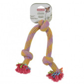 Кучешка играчка Zolux 3 Knot rope toy въже за дърпане с 3 възела 48 см.