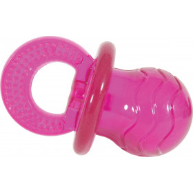 Играчка за кучета Zolux POP PACIFIER -  силиконов биберон за гризане, розов