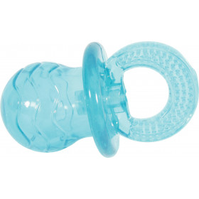 Играчка за кучета Zolux POP PACIFIER - силиконов биберон  за гризане, син