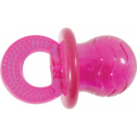 Играчка за кучета Zolux POP PACIFIER -  силиконов биберон за гризане, розов