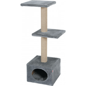  Драскалка Zolux DUO CAT TREE с къщичка и две площадки, 40см х 30см х 87см