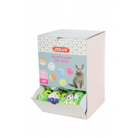 Играчка за котки Zolux BALLS - Единична пластмасова топка за котки 
