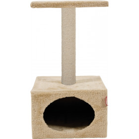 Драскалка Zolux SOLO CAT TREE - с къщичка и една площадка, 31см х 31см х 56см