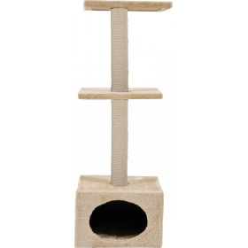  Драскалка Zolux DUO CAT TREE с къщичка и две площадки, 40см х 30см х 87см