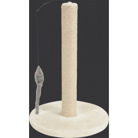 Драсалка Zolux SCRATCHING POLE - с пилон и мишка,  40см х 40см х 63см