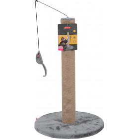 Драсалка Zolux SCRATCHING POLE - с пилон и мишка,  40см х 40см х 63см