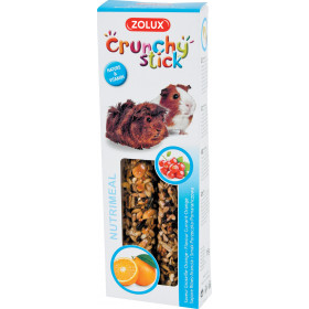 Крекери Crunchy Sticks Zolux  - лакомство за морско свинче с касис и портокал, 115гр.