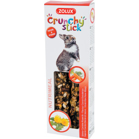 Крекери Crunchy Sticks Zolux - лакомство за зайци с моркови, 115гр.