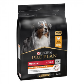 Суха храна Purina PRO PLAN Adult Medium Пиле  - идеална комбинация от хранителни вещества OPTIHEALTH;