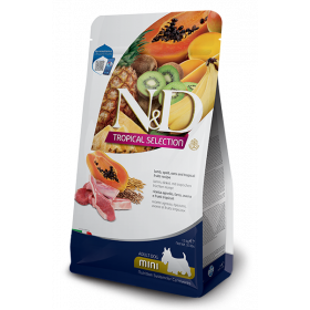 N&D DOG TROPICAL SELECTION LAMB ADULT MINI - Суха храна за кучета над 1 година от дребните породи, с агнешко, спелта, овес и тропически плодове
