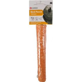 Калциева кацалка за птици Flamingo CALCIUM PERCH ORANGE L -  28 x 4 x 4 см