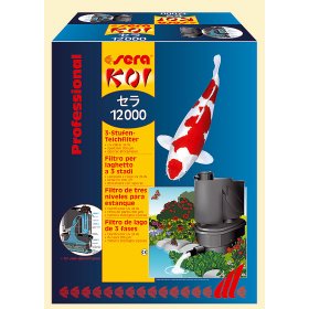 Езерен филтър SERA KOI PROFESSIONAL 1200 + 1 помпа Сера РР12000 + маркуч 10м.