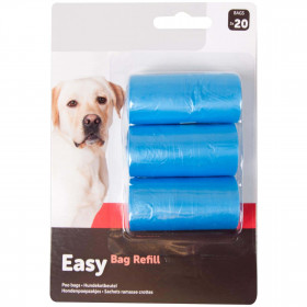 Торбички за боклук EASY BAG 3 ролки х 20бр. сини