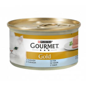   Мокра храна в консерва за котки PURINA GOURMET Gold Пастет с Риба Тон 85гр.