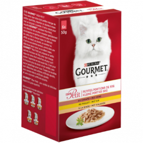 Gourmet Mon Petit Chicken Mix - изискана рецепта / с патица, пиле, пуйка / 6 броя по 50 грама