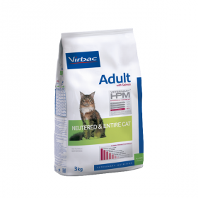 Virbac Adult with Salmon Neutered Cat - пълноценна храна със сьомга, за кастрирани котки над 12 месечна възраст 