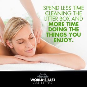 Kотешка тоалетна WOLRD'S BEST CAT LITTER MULTIPLE CAT 12,7кг. - най-добрата котешка тоалетна на света
