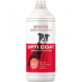 Versele Laga Oropharma Opti Coat хранителна добавка за куче за лъскава козина и здрава кожа 1л.