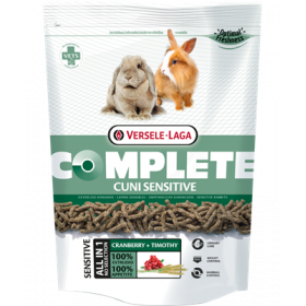 Versele Laga Cuni Sensitive Complete - храна за зайци с намалена физическа активност 500гр.