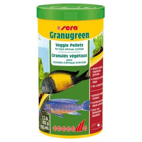 Храна за растителноядни Цихлиди SERA GRANUGREEN 20гр.