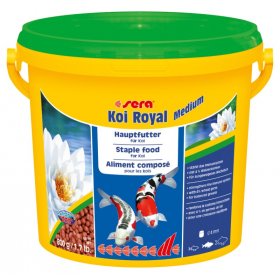 Основна храна за млади Кои и малки по размер езерни рибки SERA KOI ROYAL MEDIUM 1000мл.