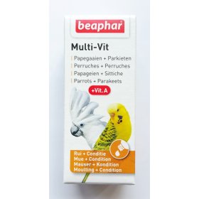 Витамини за папагали BEAPHAR MULTI VIT PARROTS + 20мл.