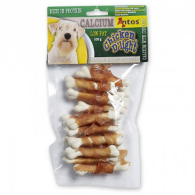 Antos Chicken D''light - лакомство за кучета кокалчета обвити с пилешко месо