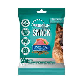 Лакомство за кучета HappyOne MEDITERRANEUM Premium Adult Dog Salmon & Tuna БЕЗ ГЛУТЕН, със сьомга и риба тон