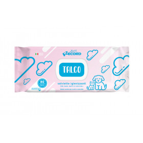Record wet wipes TALC - Мокри кърпи за домашни любимци с талк 80бр.