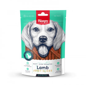 Лакомство Wanpy Soft Lamb Jerky Slices -  агнешко филе слайс печено на фурна 100 гр.