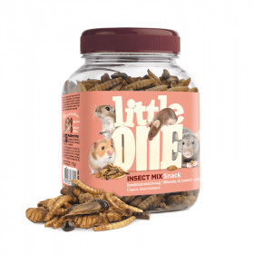 Лакомство за таралежи и гризачи Little ONE insect mix с насекоми, допълваща храна богата на витамини