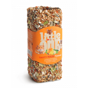 Лакомство за дребни гризачи' Little One Tunnel  вкусен тунел с банан, ананас, моркови и тиквички