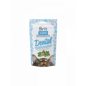 Brit Care Cat Snack Dental - дентално лакомство за котки 50 гр.