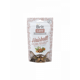 Brit Care cat Functional Grain free snack Hairball - лакомство за котки против космени топки 50гр.