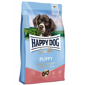 Суха храна за кученца след навършване на 4 седмици от всички породи Happy Dog Baby Grain Free Sensitive без зърнени съставки - срок на годност 30.07.2025