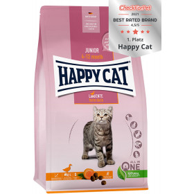 Суха храна за малки котенца Happy Cat Young Junior Farm Duck- с патешко, без зърно
