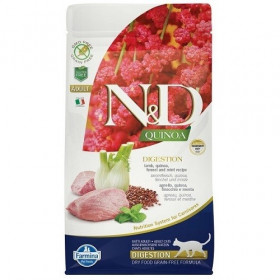 Храна за котки N&D CAT QUINOA DIGEST LAMB - с агнешко , копър и мента, вземи 1,5 кг. 