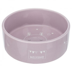 Керамична купичка за подрастващи кученца Trixie Junior Ceramic Bowl в пастелни цветове