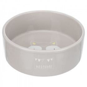 Керамична купичка за подрастващи кученца Trixie Junior Ceramic Bowl в пастелни цветове
