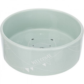 Керамична купичка за подрастващи кученца Trixie Junior Ceramic Bowl в пастелни цветове