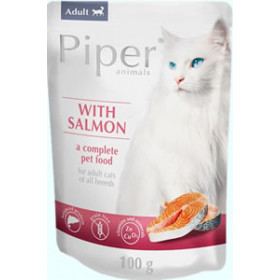 Piper with Salmon - пауч със сьомга за котки над 1 годинка