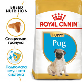 Суха храна за кучета Royal Canin PUG JUNIOR 1,5кг.