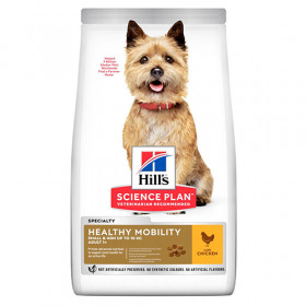 Hills - Science Plan Healthy Mobility Small & Mini Adult - пълноценна храна с пилешко за кучета от малките породи ,за поддържане на здравето на ставите и подобряване на мобилността опаковка 6 кг + подарък  двулицева чанта