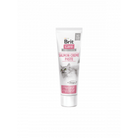Brit Care Cat FUNCTIONAL PASTE SALMON CREME with OMEGA-3 - малцова паста с масло от сьомга и Омега-3 100гр.