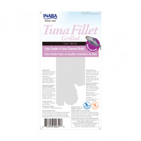 Натурално лакомство за котки Ciao Cat Treats Grilled Tuna Fillet Extra Tender in Tuna Flavoured истинско филе от риба рон, изпечена на скара, залята с бульон от риба тон